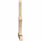Ekena Millwork Richland Rough Sawn Timber Gable Bracket, Douglas Fir, 108"W x 58"H x 4"D x 6"F, 13/12 Pitch GBW108X58X0406RIC00RDF - alternate 4